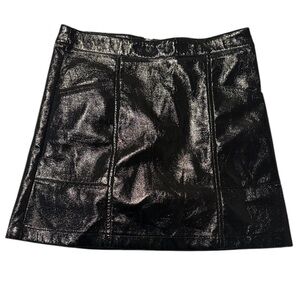 Forever 21 Shiny Pleather Mini Skirt